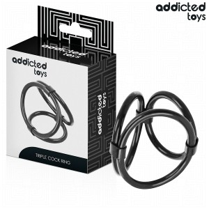 ADDICTED TOYS - ANNEAU PÃNIS TRIPLE